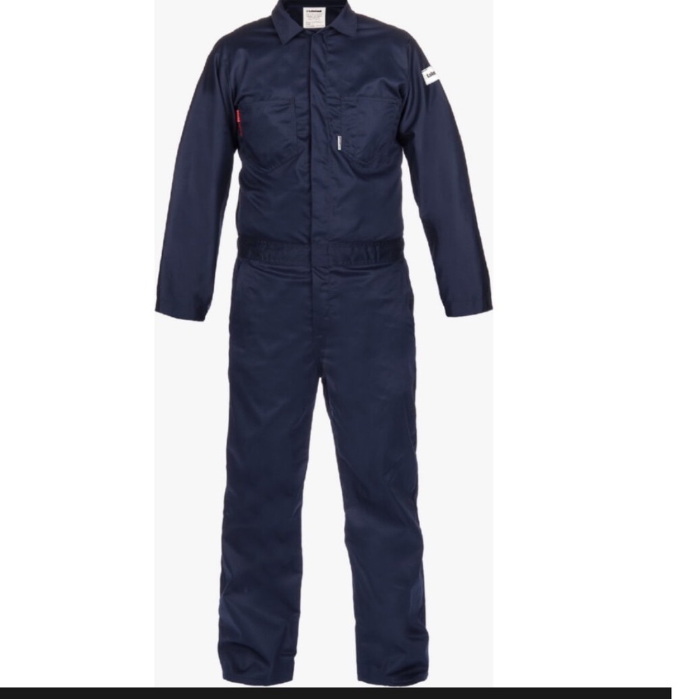 New Lakeland FR Industrial Coveralls 2X30 Navy Blue Flame Resistant NFPA 2112